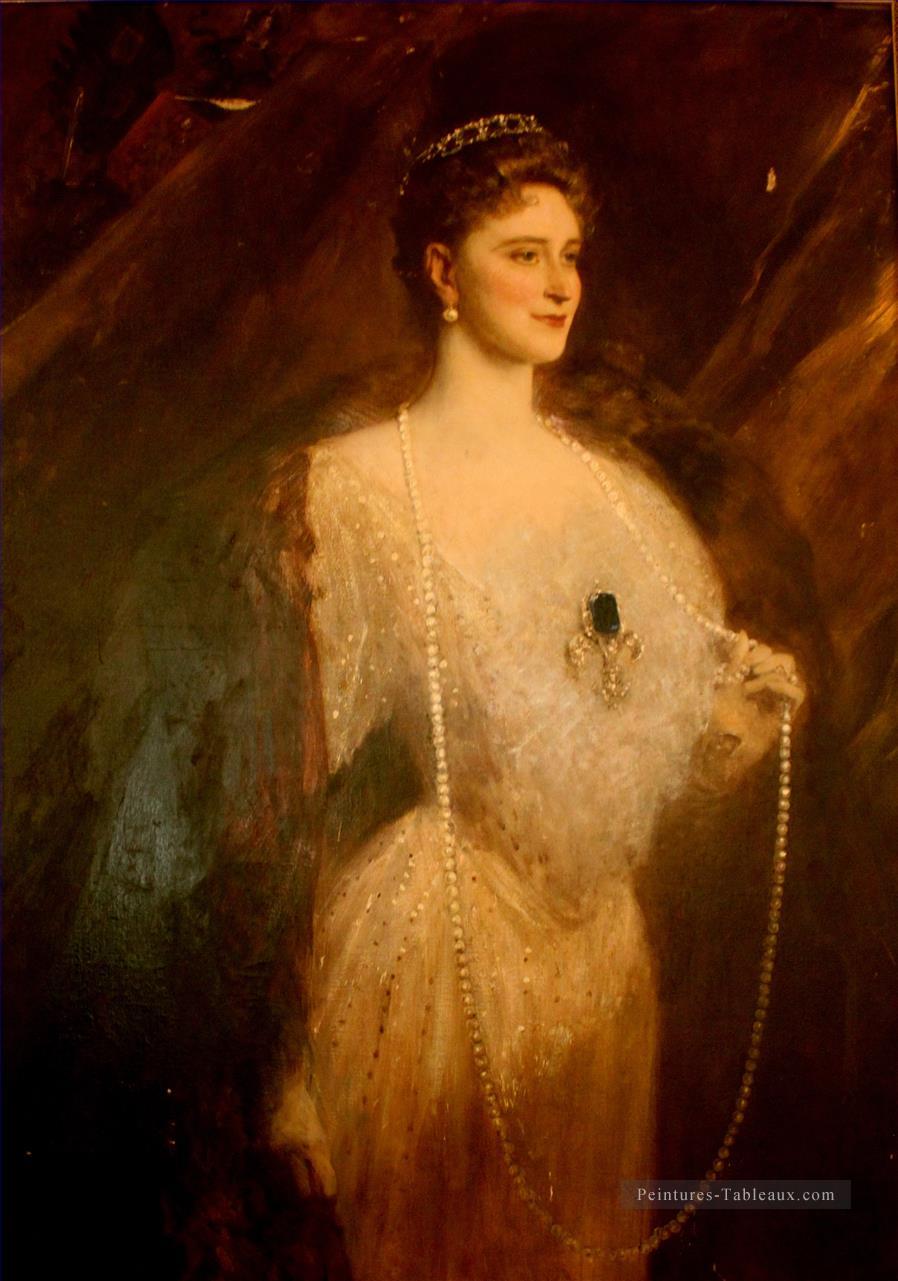 Portrait de l’impératrice Alexandra Fyodrovna Jean Joseph Benjamin orientaliste constant Peintures à l'huile